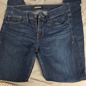 Express Mid Rise Stretch Skinny Jeans